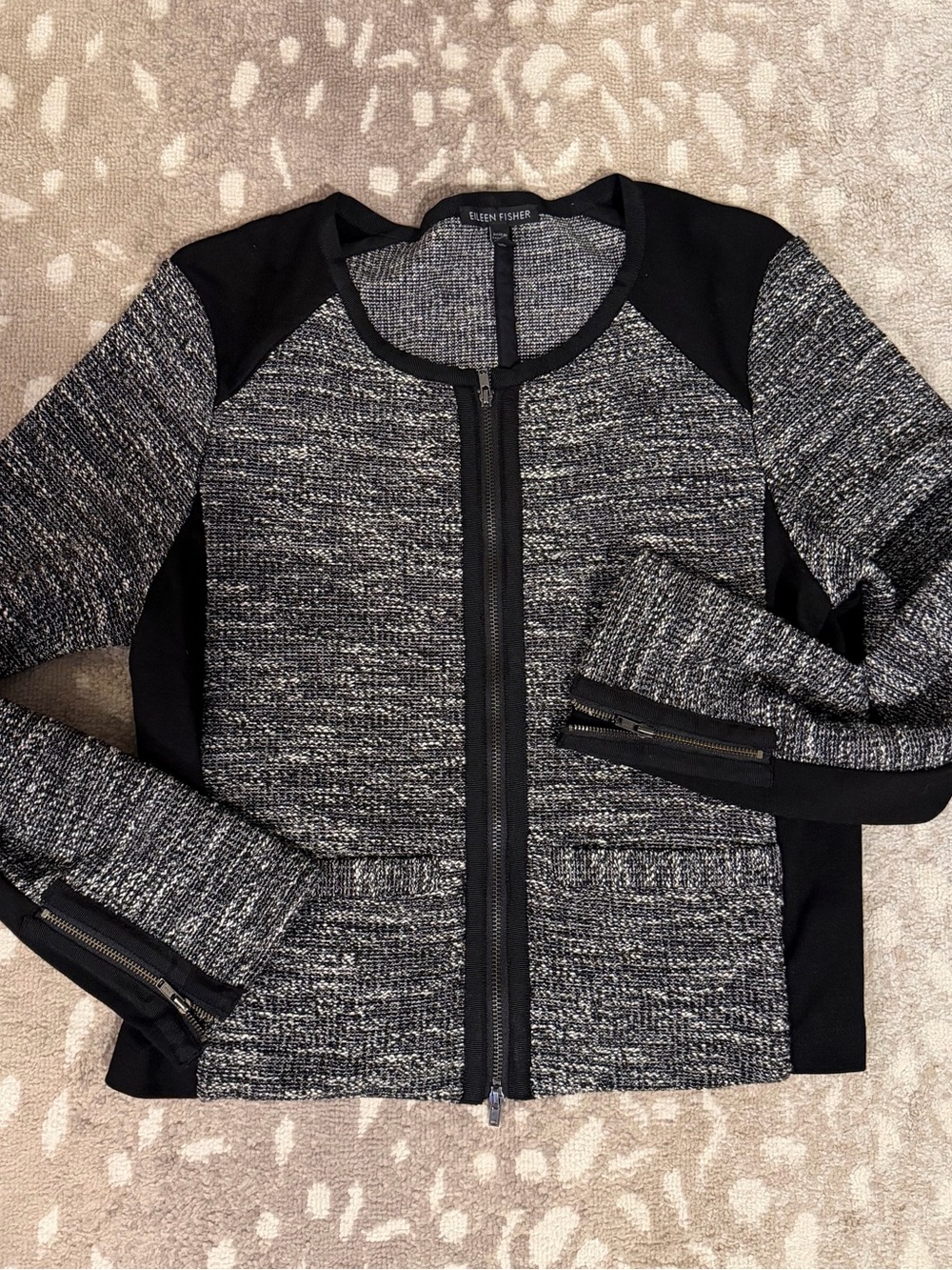 Eileen fisher jacket women’s small zipper